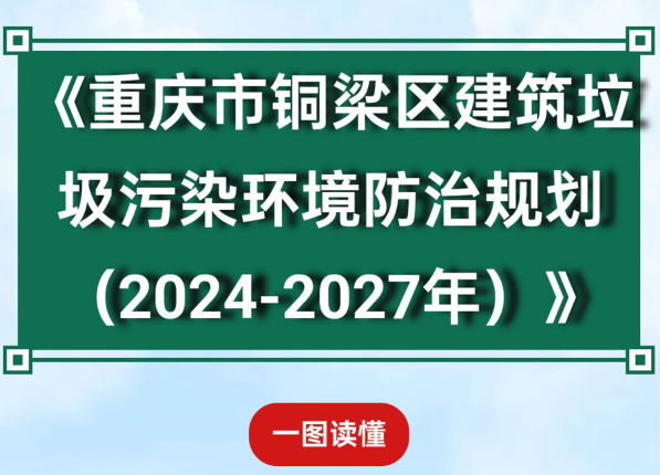 【圖片解讀】《重慶市銅梁區建筑垃圾污染環(huán)境防治規劃（2024-2027年）》